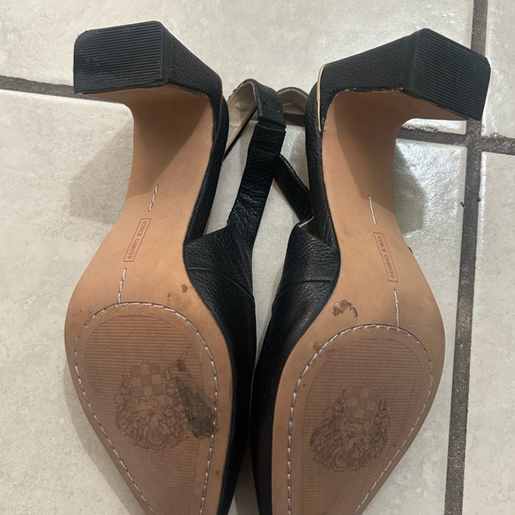 Vince Camuto Black Slingback Heels - Picture 6 of 6